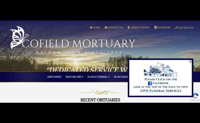 Cofield Funeral Home Obituaries Weldon, Nc 2023 Best Info