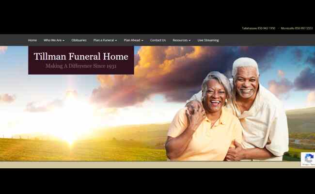 Tillman Funeral Home Obituaries Tallahassee 2023 Best Info